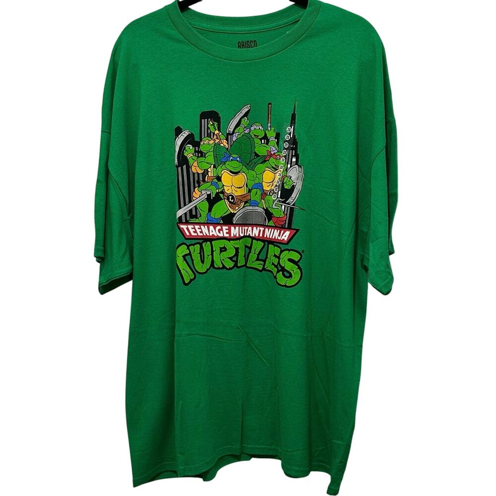 TEENAGE MUTANT NINJA TURTLES Men’s Green T-Shirt Size 2X